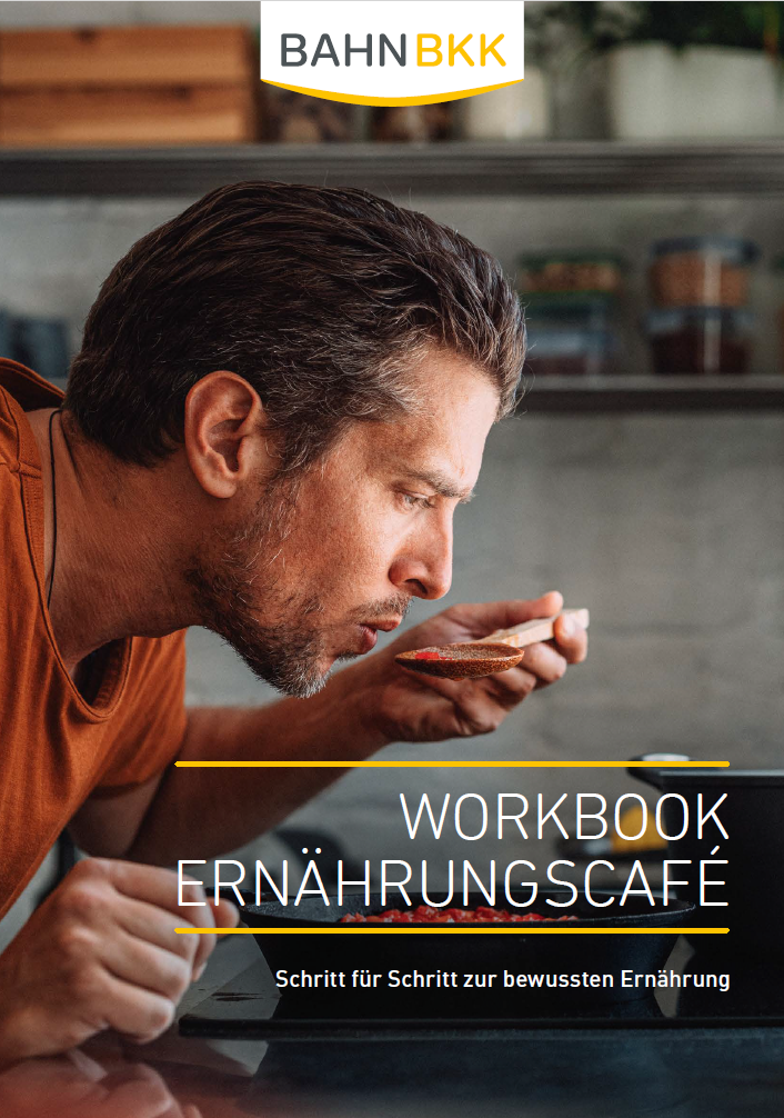 Titel des Workbooks Ernährungscafé